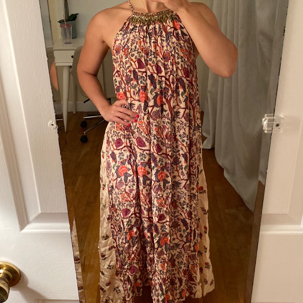 Anthropologie Flowy Maxi Dress